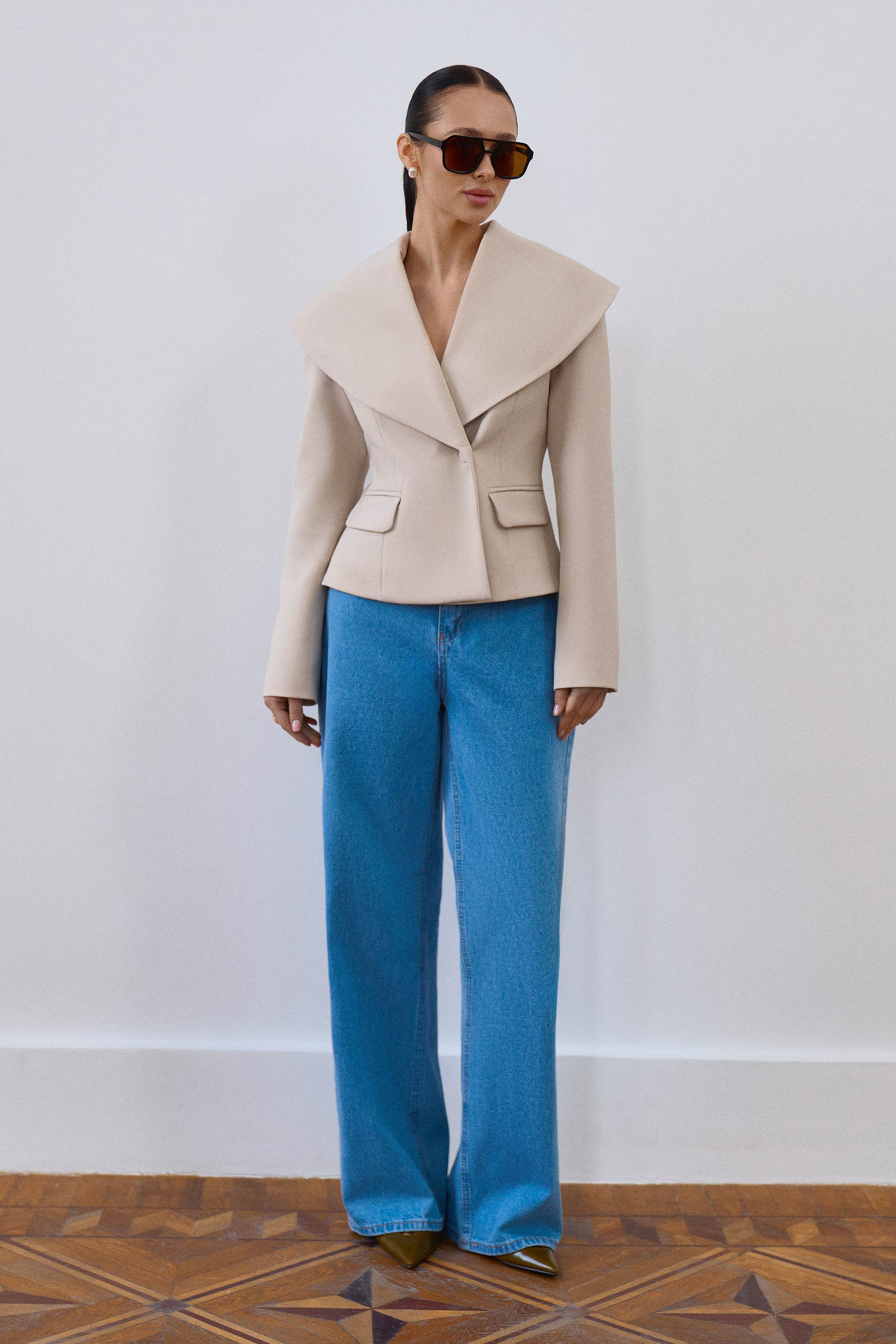 Architectural Jacket Ivory