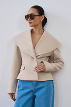 Architectural Jacket Ivory