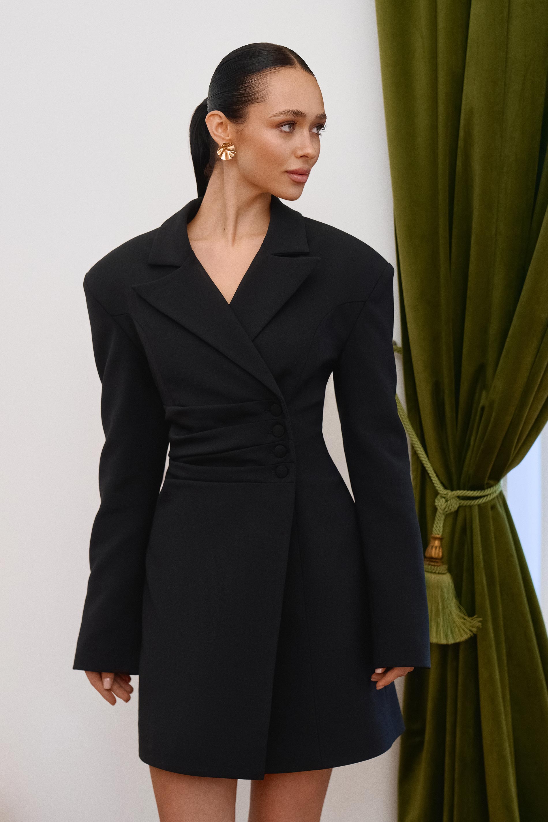 Mini-length dress Black