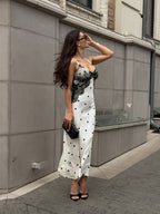 Classic Polka Lace Dress