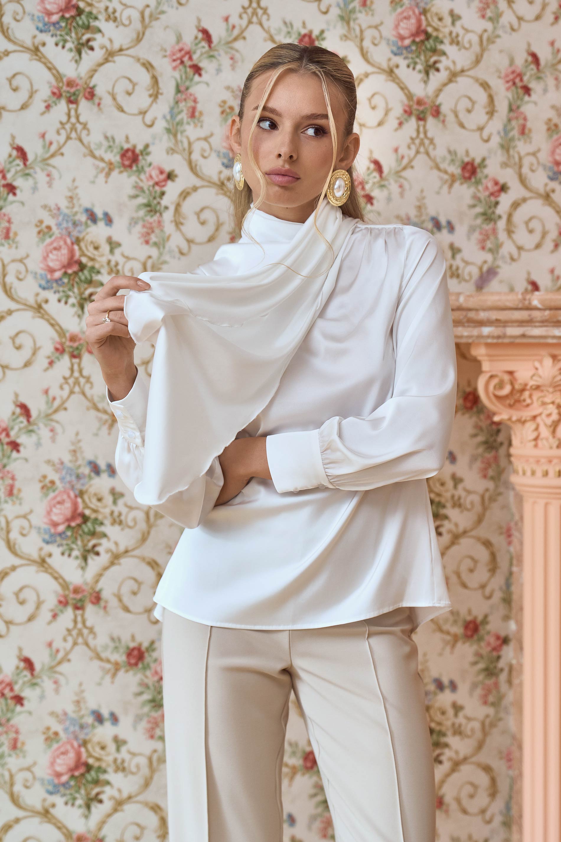 Elise Scarf Blouse