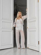 Boho Flow Blouse White