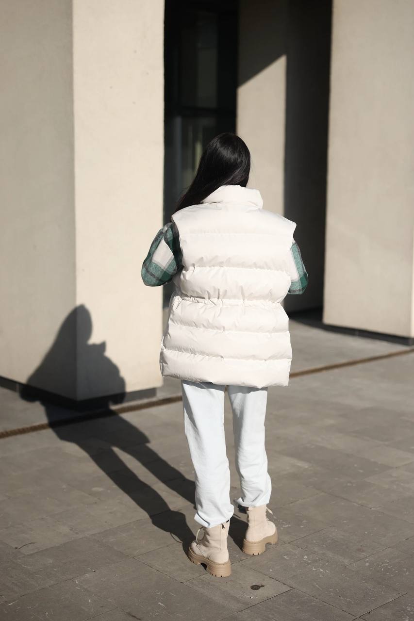 Soft Structure Vest White