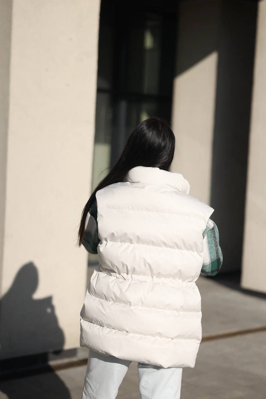 Soft Structure Vest White