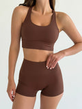 Yoga Brown Shorts