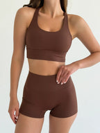 Yoga Brown Shorts
