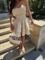 Rosalie Smocked Mini Dress