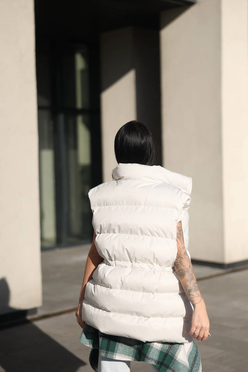 Soft Structure Vest White