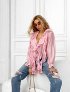 Boho Flow Blouse Peach