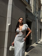 Lavender Lace Dress
