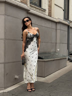 Classic Polka Lace Dress