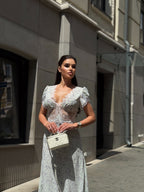 Lavender Lace Dress