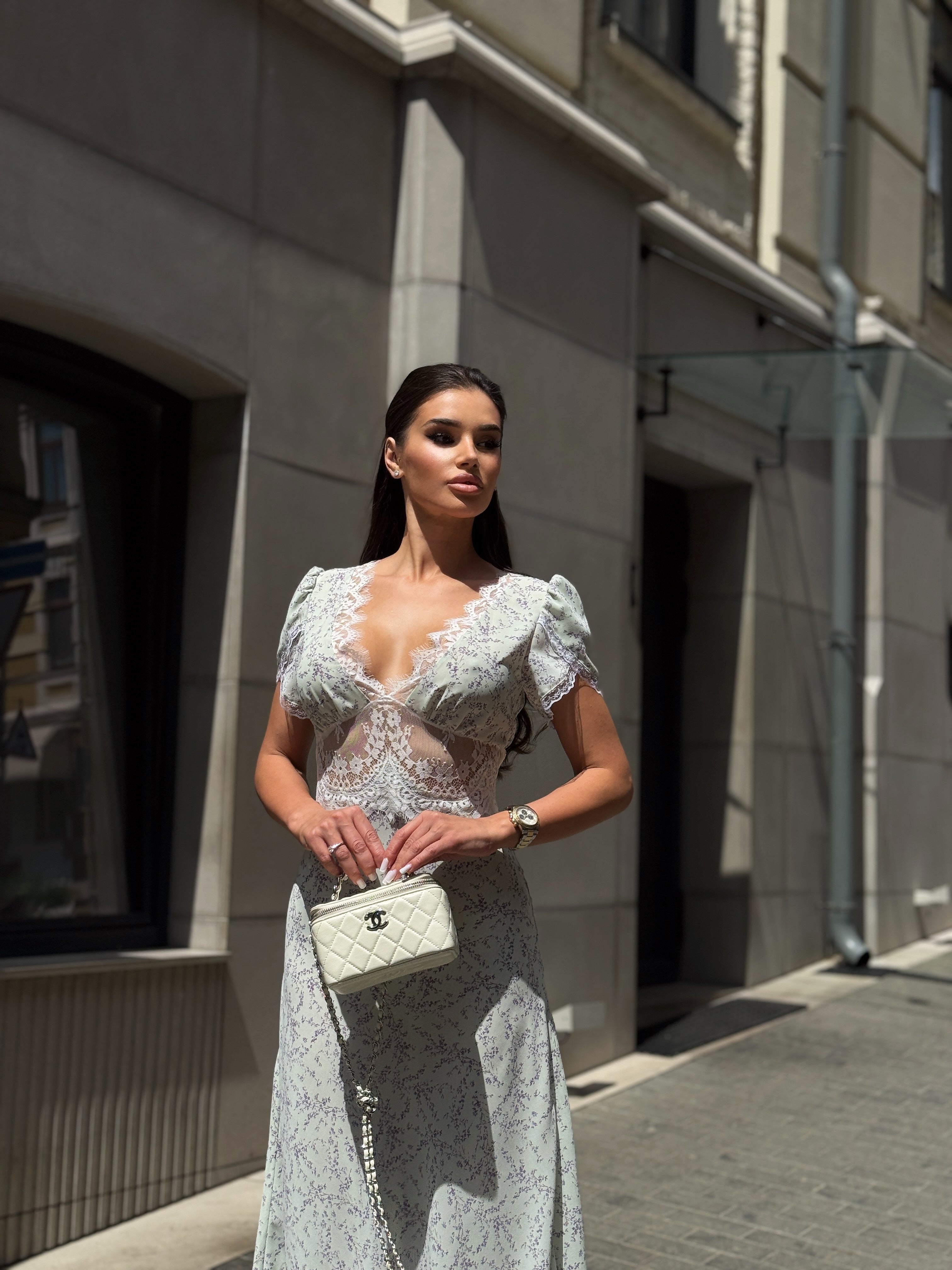 Lavender Lace Dress