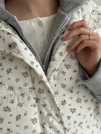 White Floral Vest