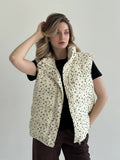 Milk Floral Vest Red Flowers