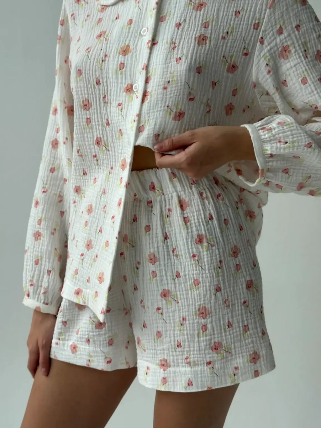 Soft Bloom Muslin Set