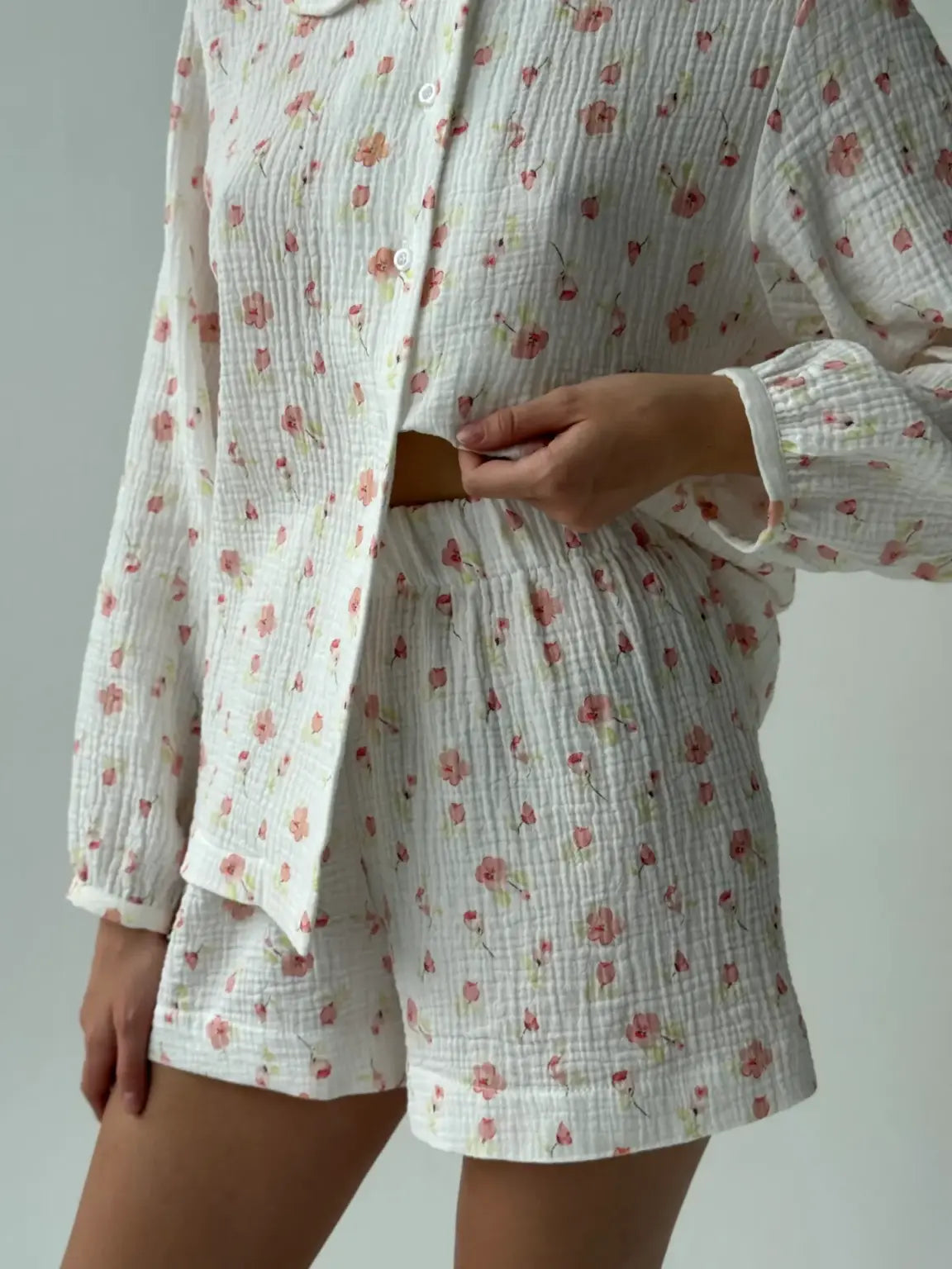 Soft Bloom Muslin Set