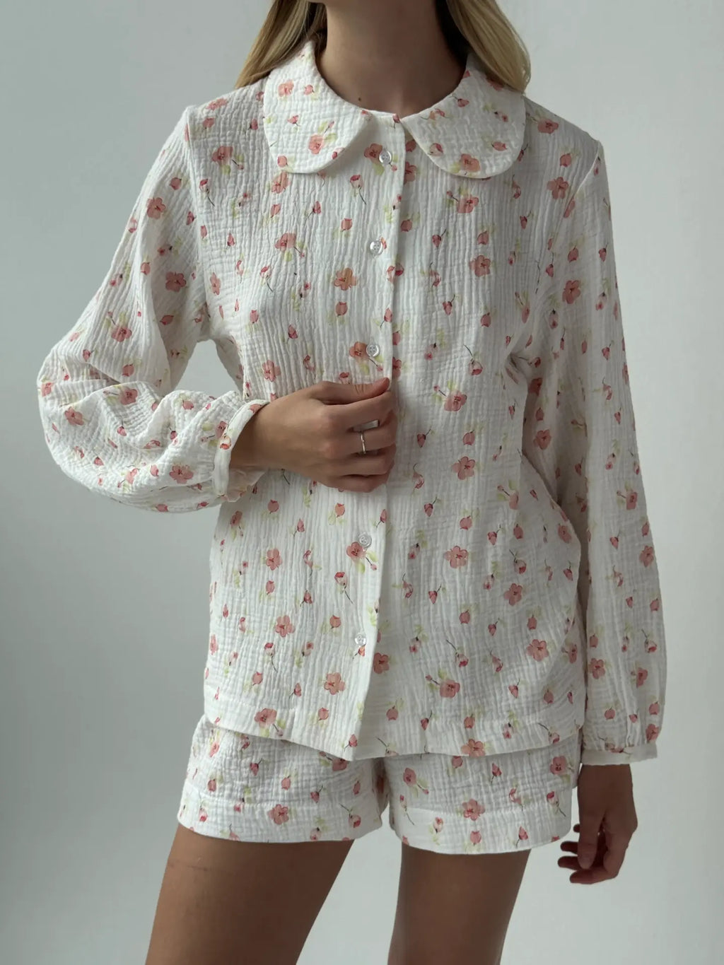 Soft Bloom Muslin Set
