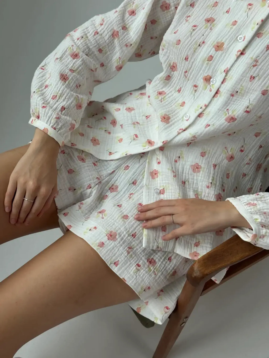 Soft Bloom Muslin Set