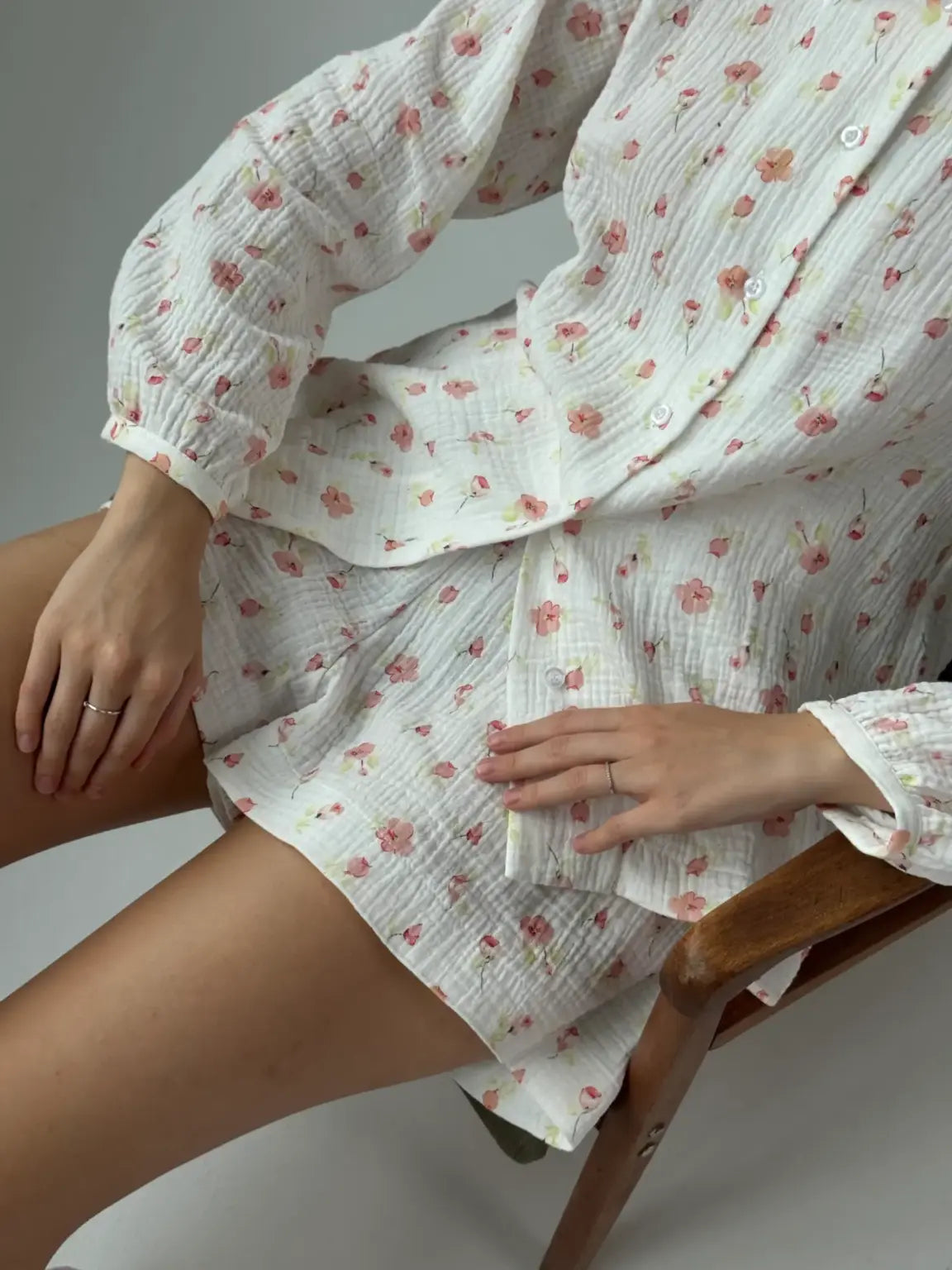Soft Bloom Muslin Set