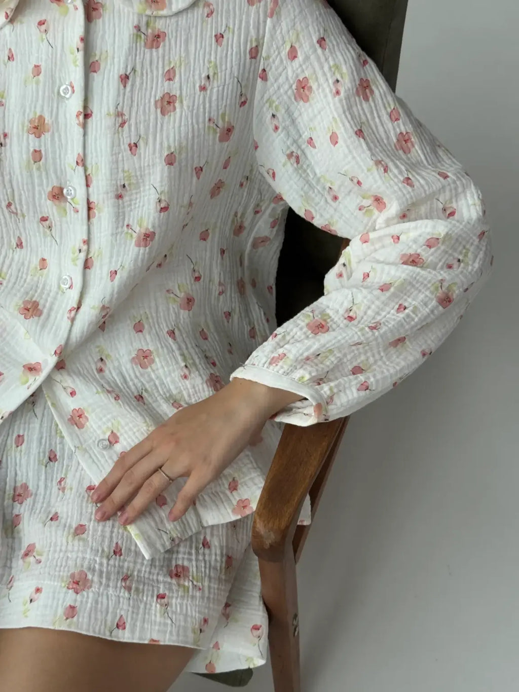Soft Bloom Muslin Set
