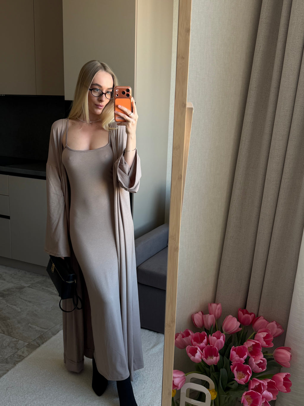 Cozy Duo Set With Dress