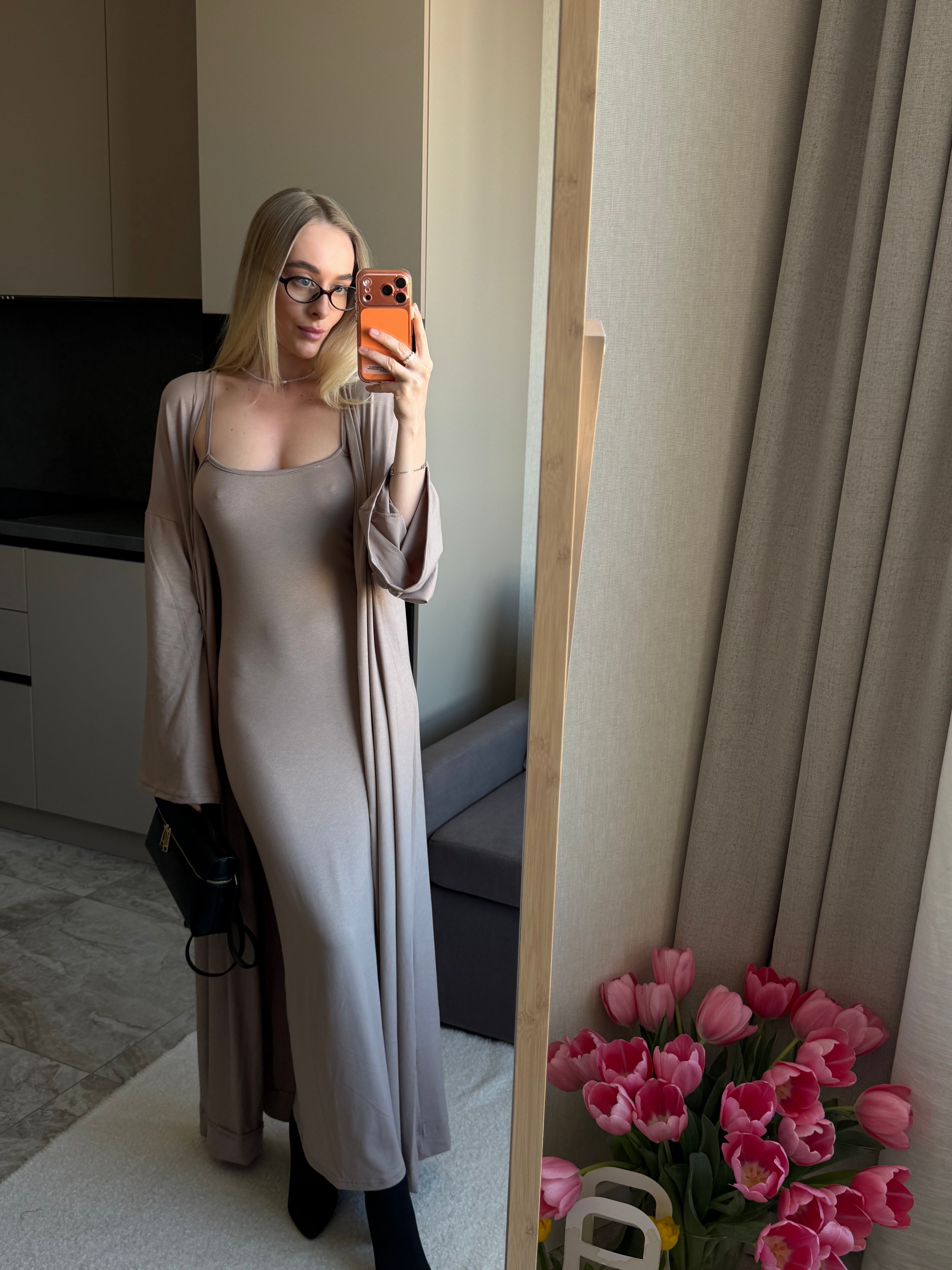 Cozy Duo Set With Dress