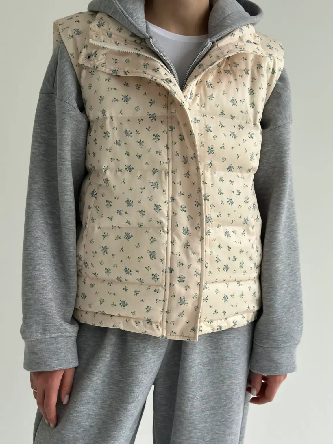 Milk Floral Vest