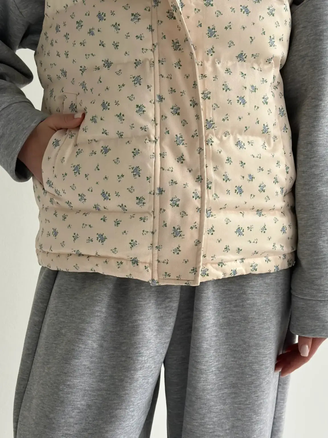 Milk Floral Vest