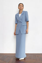 Fitted Blazer Blue