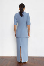 Fitted Blazer Blue