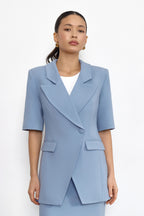 Fitted Blazer Blue