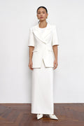 Fitted Blazer White