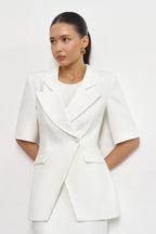 Fitted Blazer White