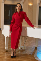Midi Red dress
