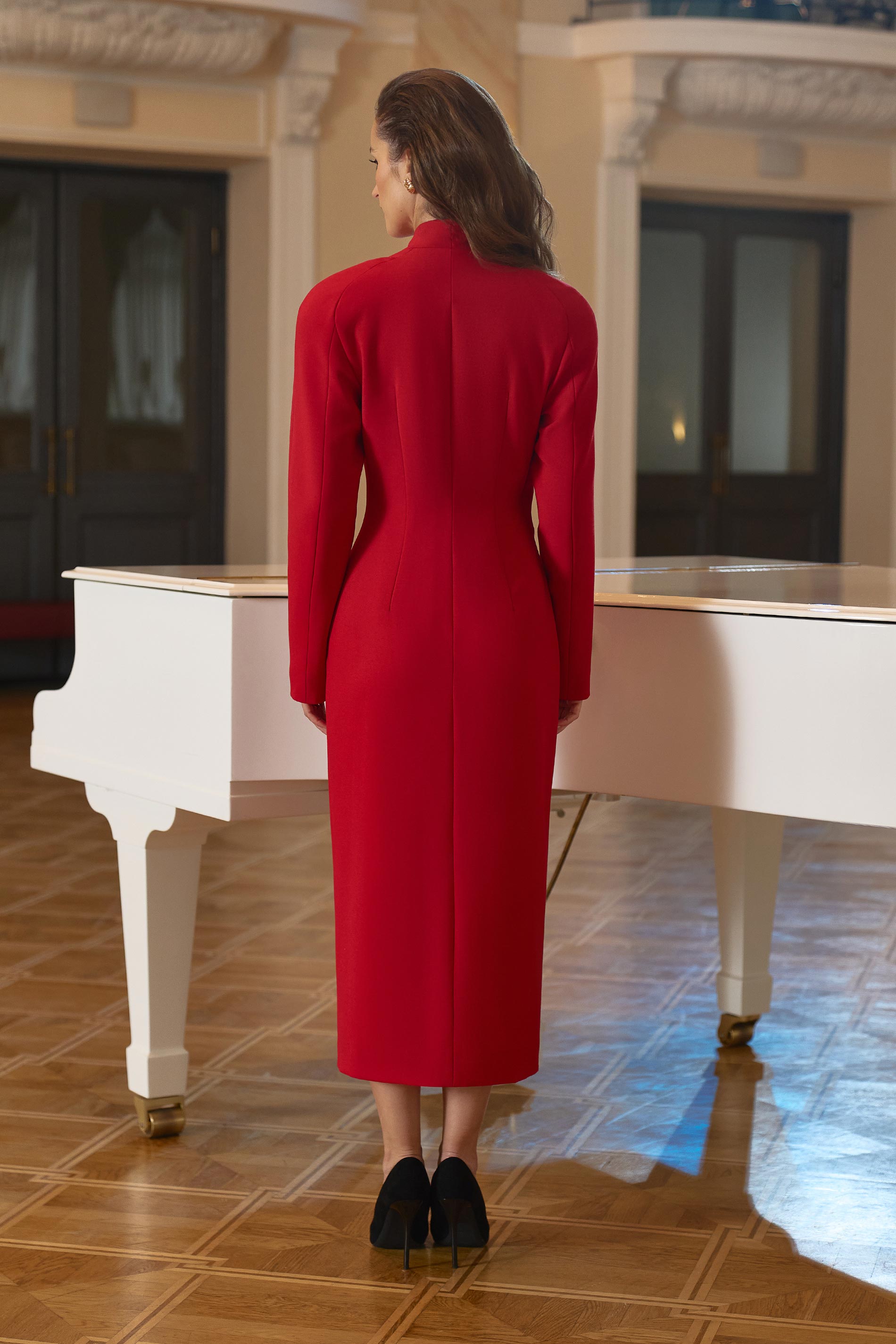 Midi Red dress