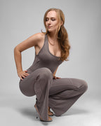 Cloche Flared Jumpsuit