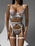 Kerry White Lingerie Set