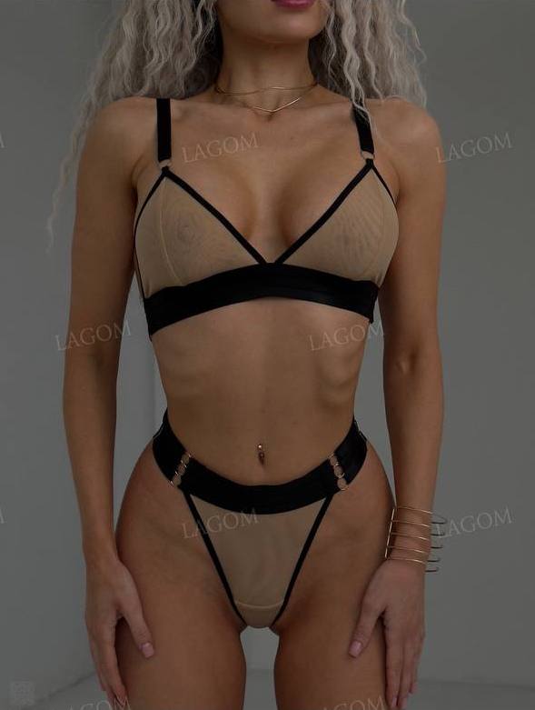Nude Desert Lingerie Set